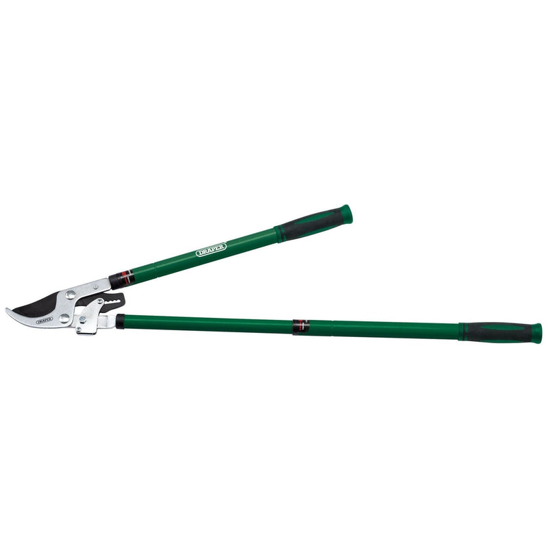 Draper Telescopic Ratchet Action Bypass Loppers with Steel Handles 36833 Draper - Town Tools 