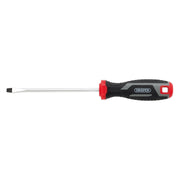 Draper Slotted Soft Grip Screwdriver, SL5.5 x 125mm Draper - Town Tools