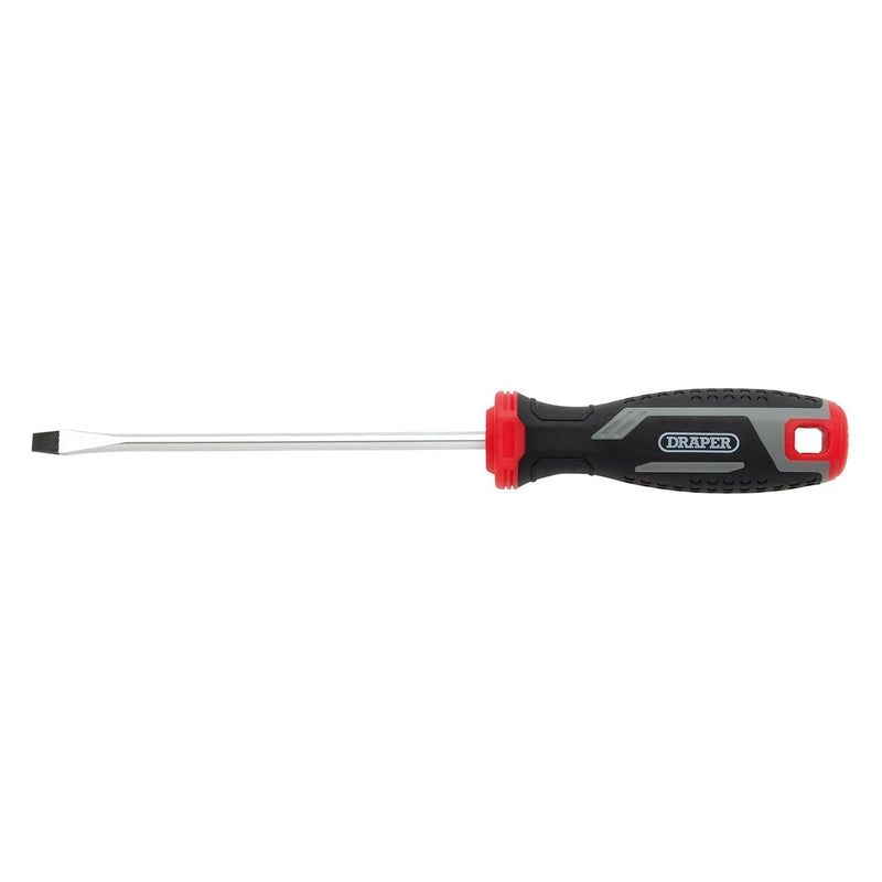 Draper Slotted Soft Grip Screwdriver, SL5.5 x 125mm Draper - Town Tools