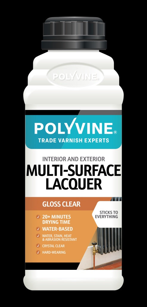 Polyvine Multi-Surface Crystal Clear Lacquer Gloss 1l