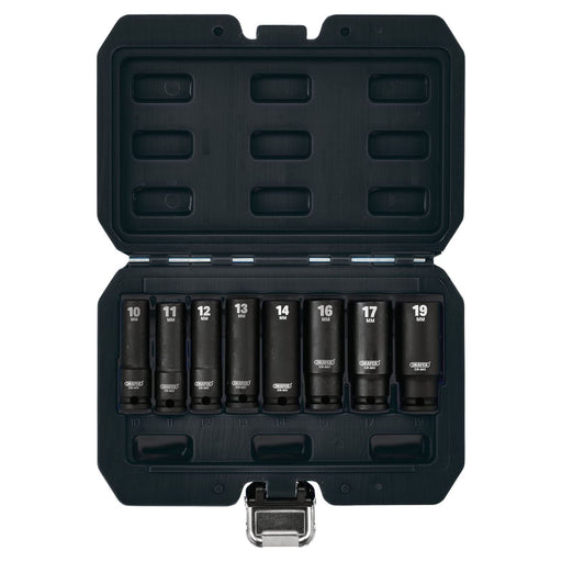 Draper HI-TORQ Metric Deep Impact Socket Set, 3/8" Sq. Dr. (8 Piece) Draper - Town Tools