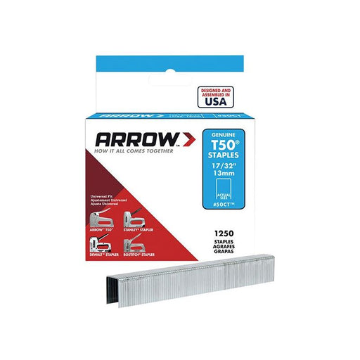 Arrow T50 Staples Ceiltile 13mm (Box 1250) Arrow - RockBottom Northampton 