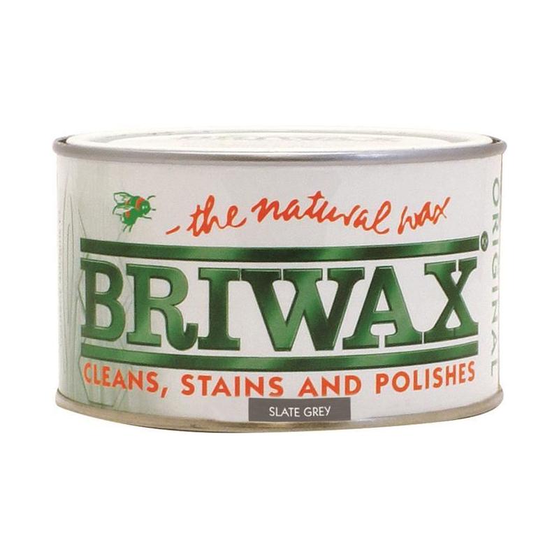 Briwax Wax Polish Original Slate Grey 400g Briwax - RockBottom Northampton
