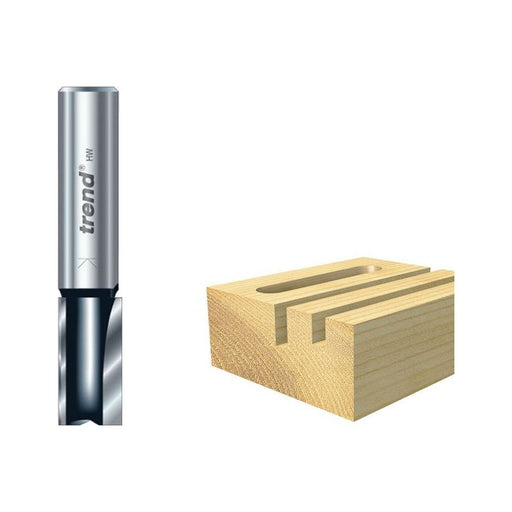 Trend TR37 x 1/2 TCT Two Flute Cutter Long Shank 12 x 63mm Trend - RockBottom Northampton