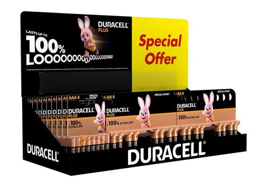 Duracell Battery Small CDU Display (10 x AAA &amp; 24 x AA Packs)