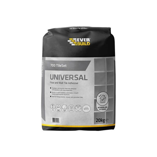 Everbuild Sika 700 TileSet Universal Grey 20kg Everbuild Sika - RockBottom Northamptin