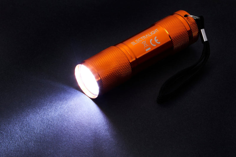Electralight 9 LED Stubby Aluminium Torch No Batteries
