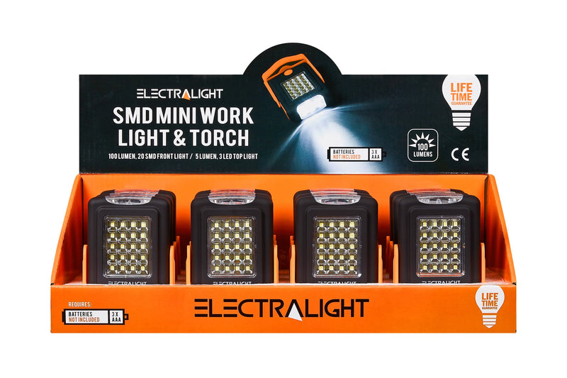 Electralight SMD Mini Work Light And Torch No Batteries