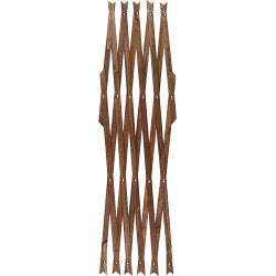 Ambassador Trellis with Metal Rivets 8mm Brown 6ft x 3ft