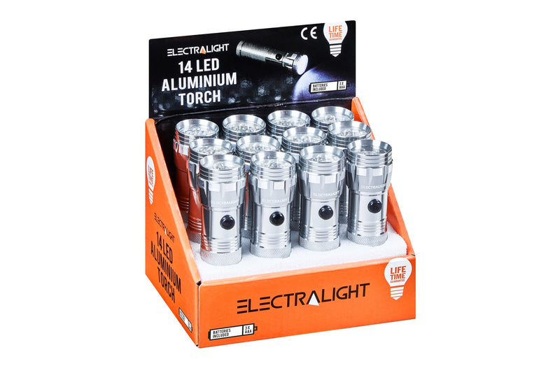 Electralight 14 LED Aluminium Torch (70 Lumens)