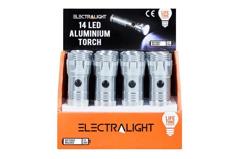 Electralight 14 LED Aluminium Torch (70 Lumens)