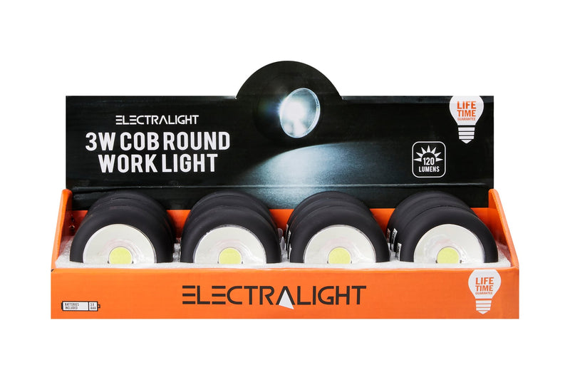 Electralight 3 Watt COB Round Work Light (100 Lumens)
