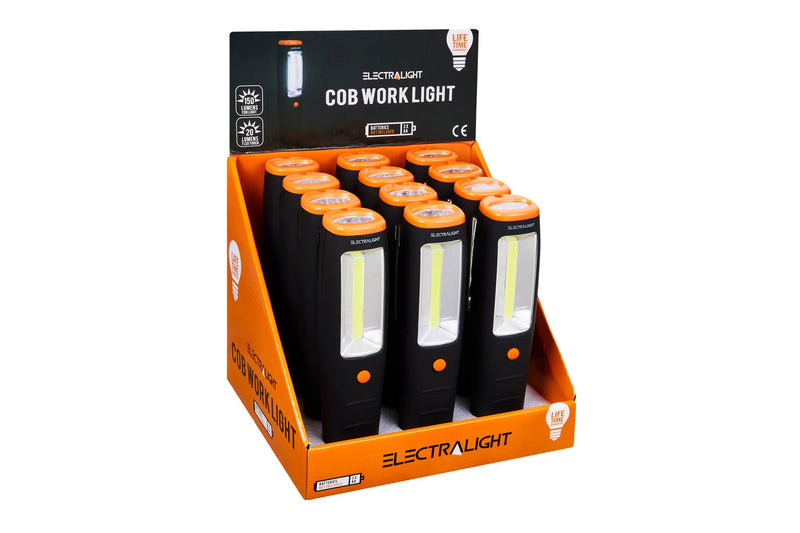 Electralight COB Work Light with Batteries (150 Lumens)