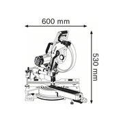 Bosch GCM 12 SDE Professional Sliding Mitre Saw 1450W 240V Bosch - NorthantsTrade Northampton