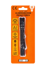 Electralight 80 Lumen Aluminium Zoom Pocket Torch