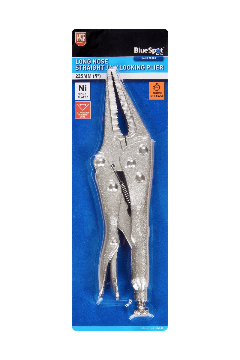 Blue Spot Tools 9" Long Nose Locking Wrench