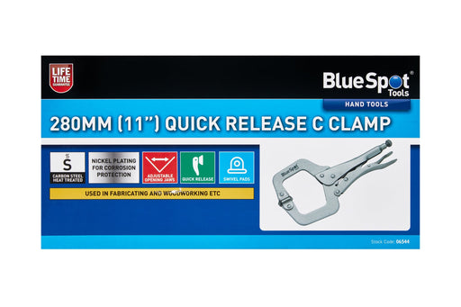 Blue Spot Tools 280mm Quick Release C Clamp