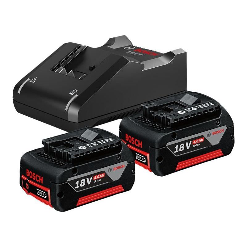 Bosch GBA 4.0Ah Battery & Charger Starter Kit 18V Bosch - RockBottom Northampton