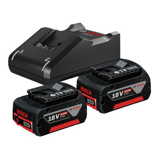 Bosch GBA 4.0Ah Battery & Charger Starter Kit 18V Bosch - RockBottom Northampton