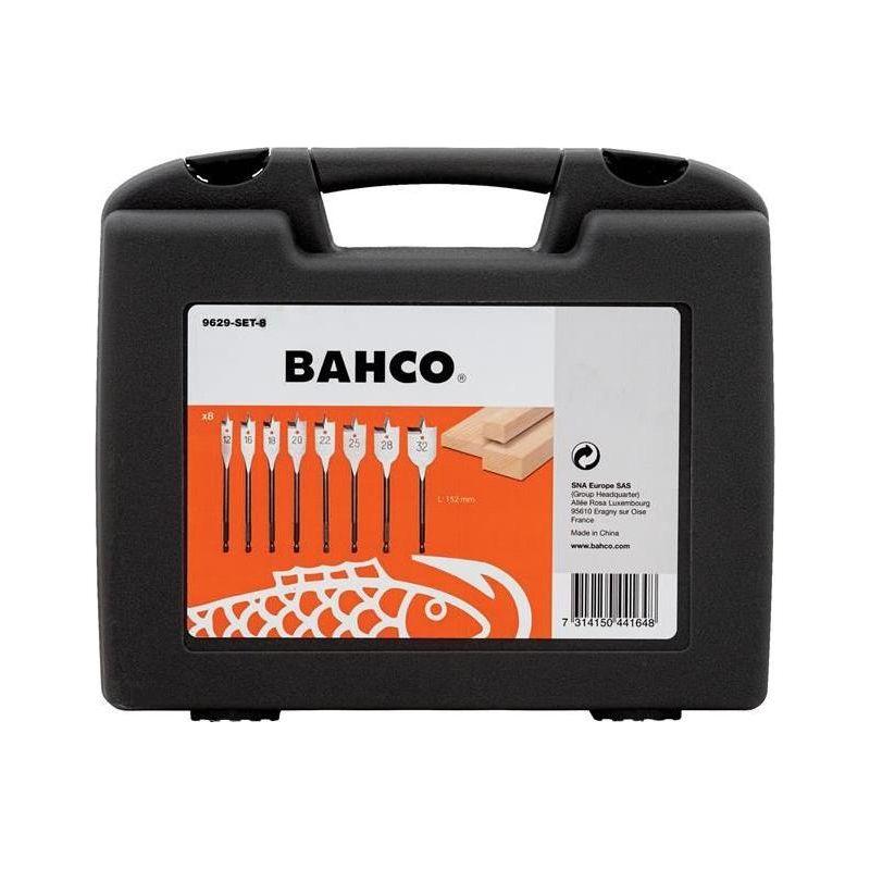 Bahco 9629 Series Flat Bit Set, 8 Piece Bahco - RockBottom Northampton
