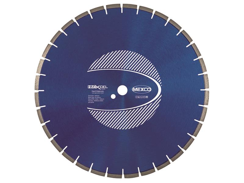 MEXCO - XCEL Grade Hard Materials Diamond Blade 450 x 25.4mm