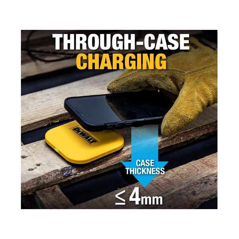 Dewalt Telecoms Fast Wireless Charging Pad DEWALT Telecoms - RockBottom Northampton