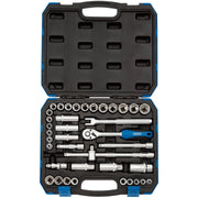 Draper Combined MM/AF Socket Set, 3/8" Sq. Dr. (39 Piece) 16361 Draper - Town Tools 