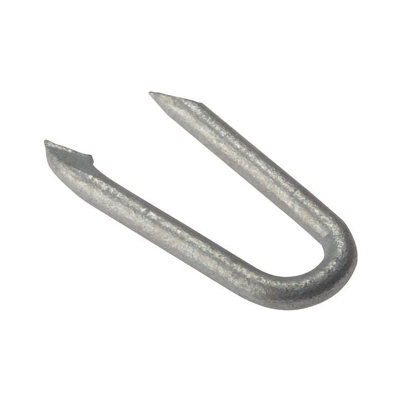 Forgefix Netting Staple Galvanised 25mm Bag Weight 250g ForgeFix - RockBottom Northampton