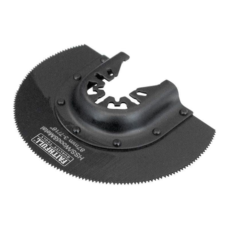 Faithfull Multi-Functional Tool CrV Radial Blade Wood Wavy Set 87mm Faithfull - RockBottom Northampton