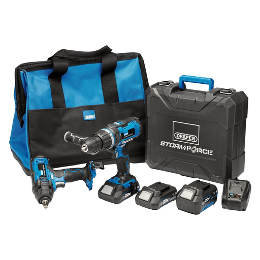 Draper Storm Force 20V Cordless Workshop Kit (7 Piece) 40451 Draper - Town Tools 