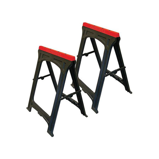 Faithfull Plastic Trestles Height 82cm x Length 57cm (Twin Pack) Faithfull - RockBottom Northampton