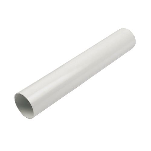 Floplast 68mm round downpipe 2.5m white RP2.5