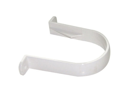 Floplast 68mm round pipe clip white RC1