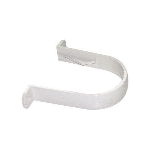 Floplast 68mm round pipe clip white RC1