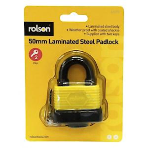 Rolson 50mm Heavy Duty Weatherproof Padlock