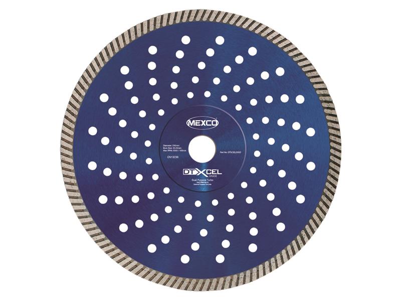MEXCO - XCEL Grade Dual Purpose Turbo Diamond Blade 230 x 22mm
