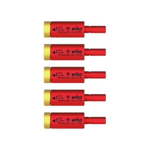Wiha electric easyTorque Adapter Set, 5 Piece Wiha - RockBottom Northampton