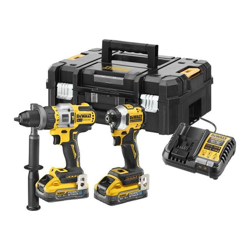 Dewalt Power Tools DCK2052H2 POWERSTACK™ Twin Kit 2 x 5.0Ah Li-ion DeWALT Power Tools - NorthantsTrade Northampton