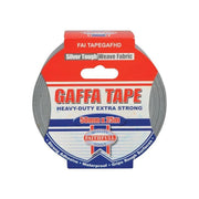 Faithfull Heavy-Duty Gaffa Tape 50mm x 25m Silver Faithfull - RockBottom Northampton