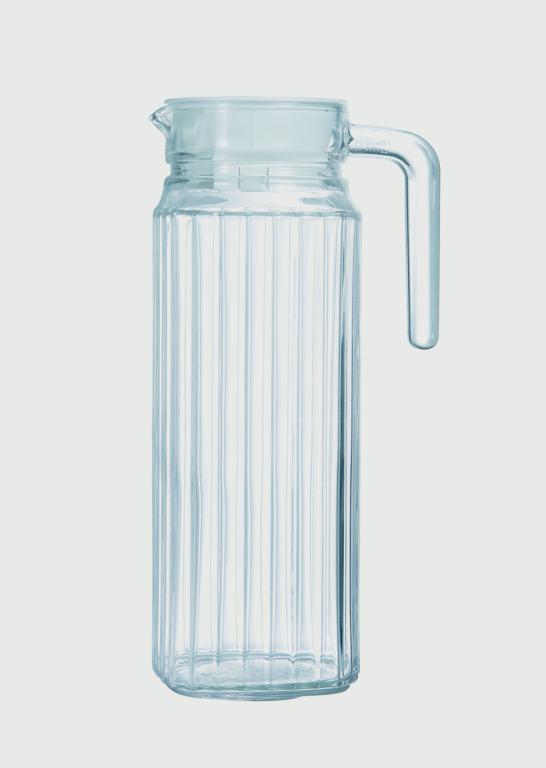 Luminarc Quadro Fridge Jug - White Lid 1.0L