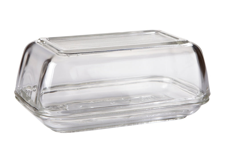Luminarc Cow Butter Dish With Lid Clear