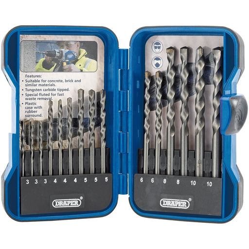 Draper Masonry Drill Bit Set (15 Piece) 18550 Draper - Town Tools 