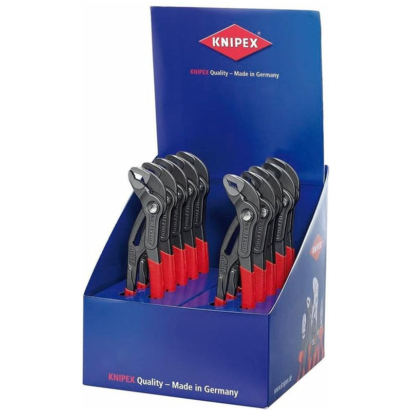 Draper Knipex Cobra Countertop Display of Waterpump Pliers, 10 x 250mm 05769 Draper - Town Tools 