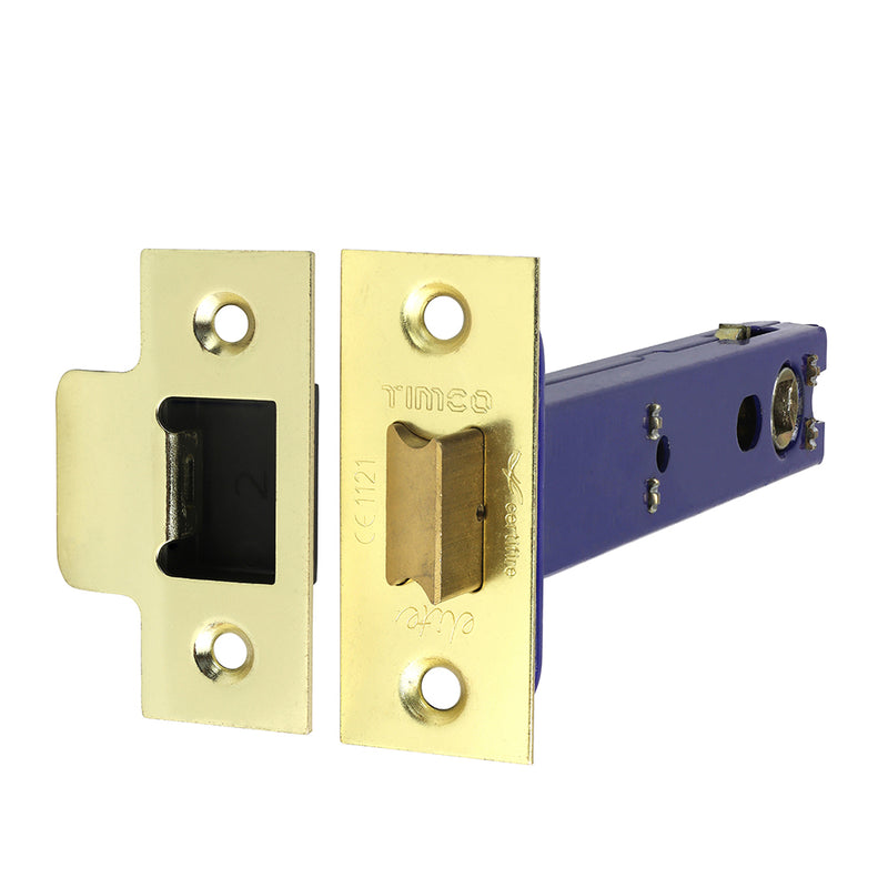 TIMCO Architectural Tubular Latch Electro Brass & Satin Nickel - 103mm