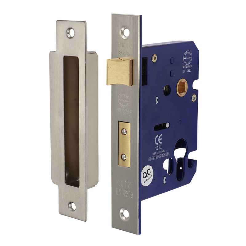 TIMCO Euro Sashlock Satin Nickel - 66mm