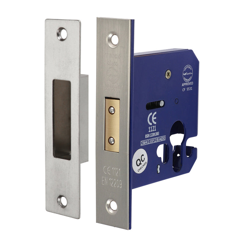 TIMCO Euro Deadlock Satin Nickel
