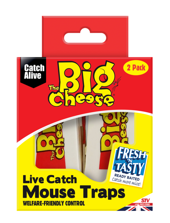 The Big Cheese Live Catch RTU Mouse Trap Twin Pack