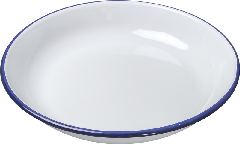 Falcon Pasta/Rice Plate - Traditional White 24cm x 4D