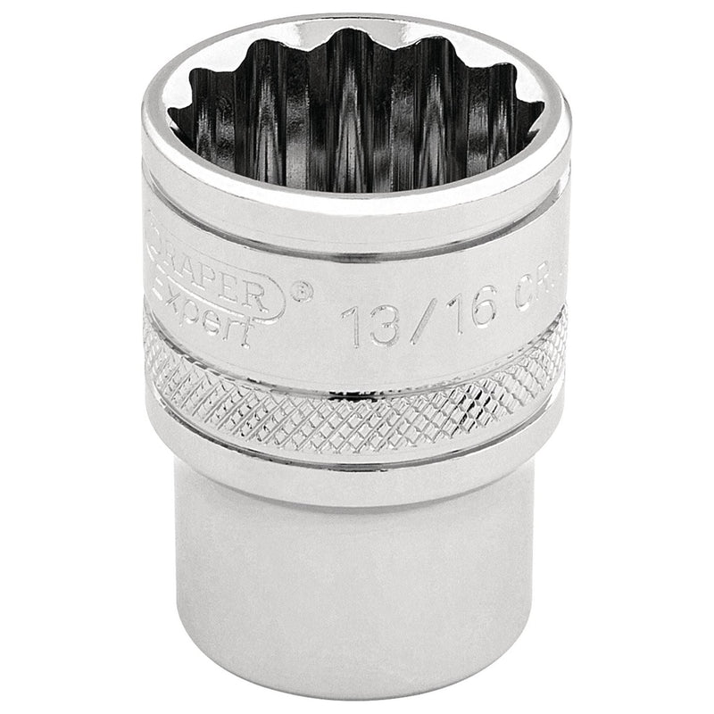 Draper HI-TORQ 12 Point Socket, 3/8" Sq. Dr., 13/16" 49482 Draper - Town Tools 