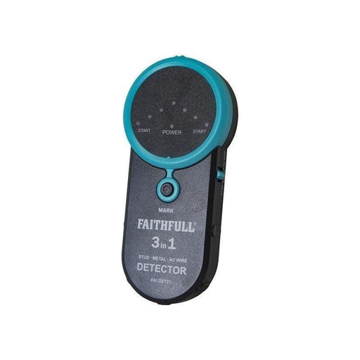 Faithfull 3-in-1 Detector Stud Metal & Live Wire Faithfull - RockBottom Northampton